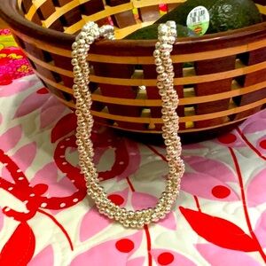 ❣️Beautiful Ross & Simons sliver beaded necklace